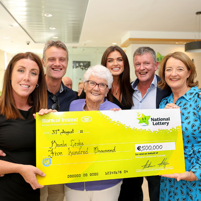 Wexford Player claims €500,000 at National Lottery HQ “I lost my ticket for a full week”