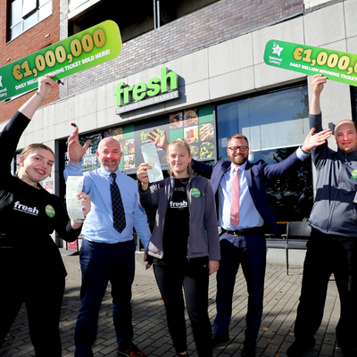 Dublin store announced as winning location of Daily Million top prize worth €1 Million