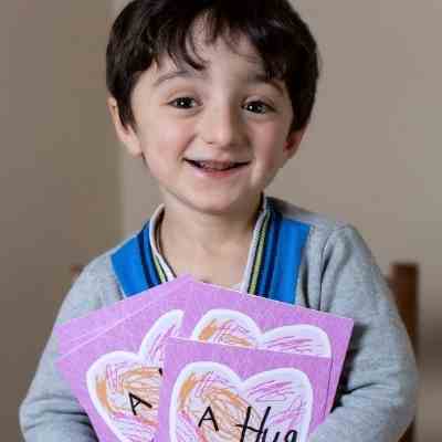 Toy Show Hero Adam King teams up with SuperValu and Centra to share his Hug cards 