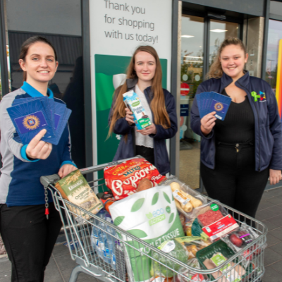 Aldi donates €1,000 worth of vouchers to student food bank appeal