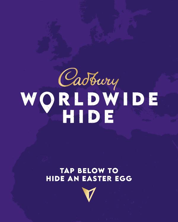 Cadbury launches the “Cadbury Worldwide Hide” virtual Easter Egg Hide 