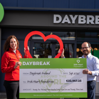  Daybreak went Around the World and raised €22,967.23 for the Irish Heart Foundation