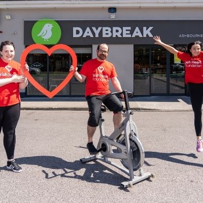 Daybreak is going Around the World and stepping up for the thousands  of individuals living with heart disease and stroke across Ireland