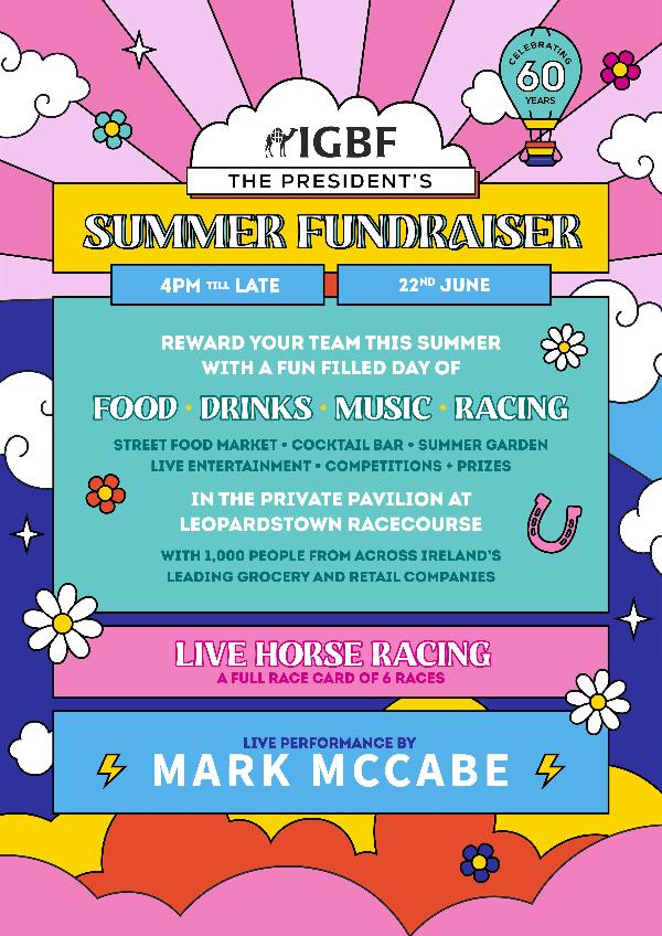 Irish Grocers’ Benevolent Fund presents Summer Fundraiser at Leopardstown
