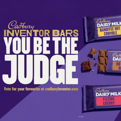 Cadbury calls upon the nation to 'Be the Judge' of the new Cadbury Dairy Milk Inventor Bars