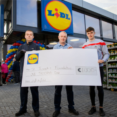 Cork and Charleville Hurler Darragh Fitzgibbon officially opens Lidl Charleville