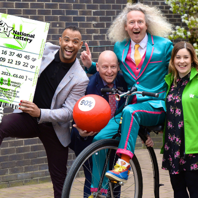90% of National Lottery sales returned to communities in the form of prizes, Good Causes and commission to retailers