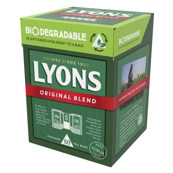 Shoppers call for sustainabili-tea and Lyons Tea answers with new plant based and biodegradable retail tea range