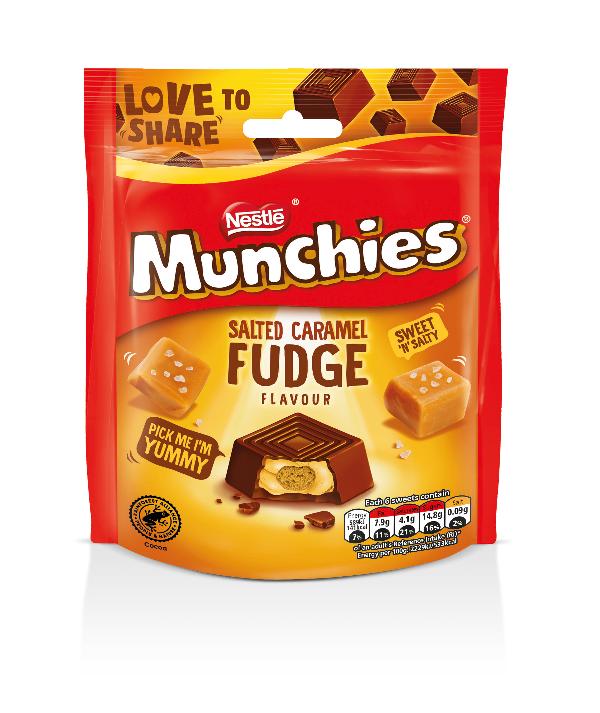  New Munchies Salted Caramel Fudge are coming soon to Ireland!