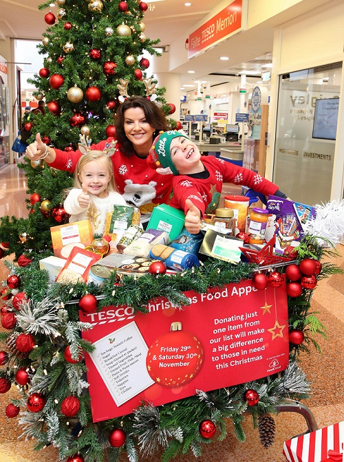 DEIRDRE O’KANE & HER LITTLE HELPERS LAUNCH TESCO IRELAND’S ANNUAL CHRISTMAS FOOD APPEAL IN PARTNERSHIP WITH FOODCLOUD