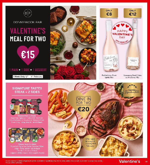SuperValu Puts Love On The Menu This Valentine’s With a Delicious Meal for Two