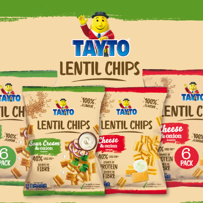Tayto makes moves in 'better for you' market with new Lentil Chips