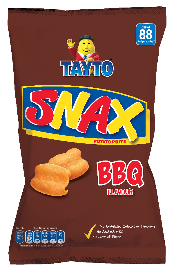 Tayto excites consumers with brand new Snax BBQ flavour