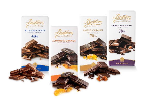 Tesco Ireland strengthens relationship with Butlers Chocolates, adding new range of chocolate bars to shelves nationwide
