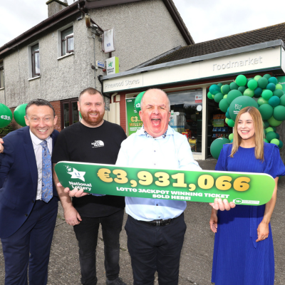 Local store in Balbriggan revealed as selling location of Saturday’s Lotto jackpot winning ticket worth €3,931,066