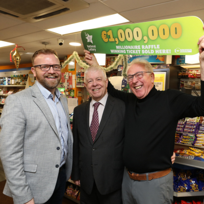 Kicking the year off with champagne celebrations at Mace Perrystown following €1 million win