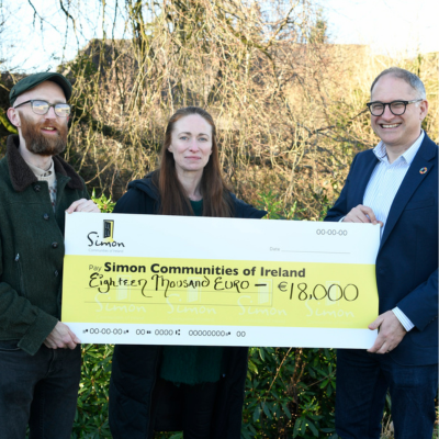 Folláin Campaign Results in Donation of €18,000 to The Simon Communities of Ireland