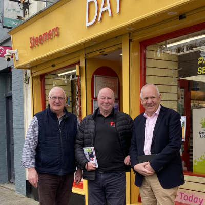 The Fed meets with Fine Gael TD Brian Brennan in Co. Wexford