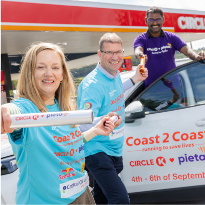 Circle K Aims to Raise Over €200,000 for Pieta Through Coast to Coast 2026