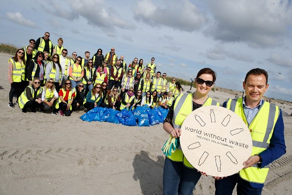 More than 150 Coca-Cola employees take to Ireland’s beaches for the Big Beach Clean 