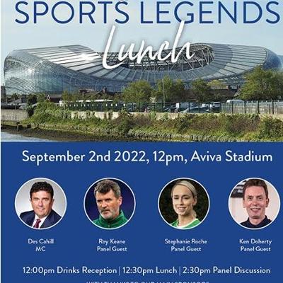 The IGBF Sports Legends Lunch is back