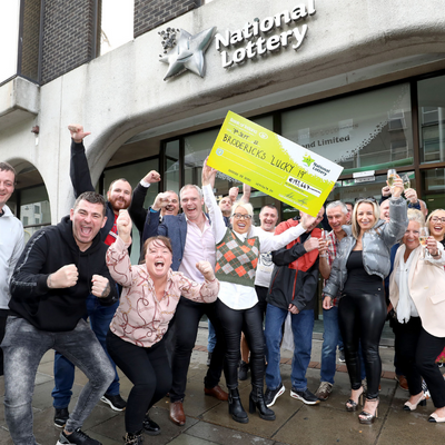Work syndicate from Broderick’s claim €193,667 at National Lottery HQ 
