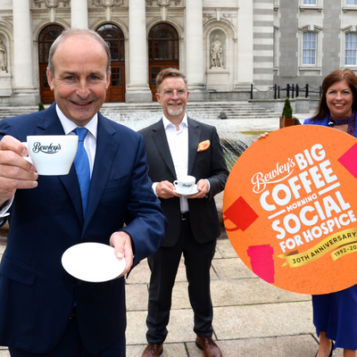Taoiseach praises 'incredible' Hospices on 30th anniversary of Bewley's coffee mornings