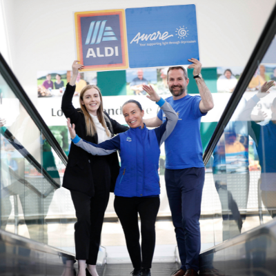 Aldi launches new partnership with mental health charity Aware
