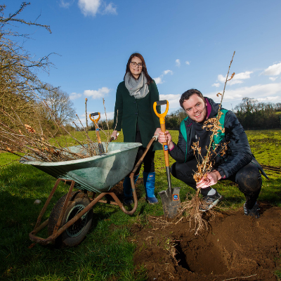  Aldi plants its 400,000th native Irish tree with IRFU’s James Ryan