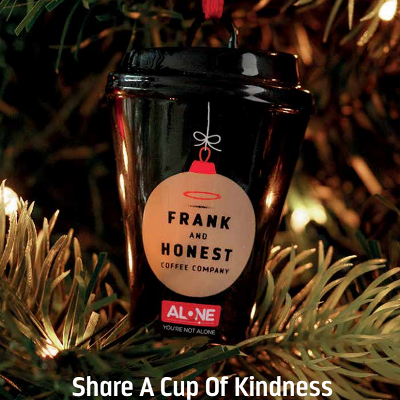 Frank and Honest create limited edition tree ornament, with all profits donated to Alone 