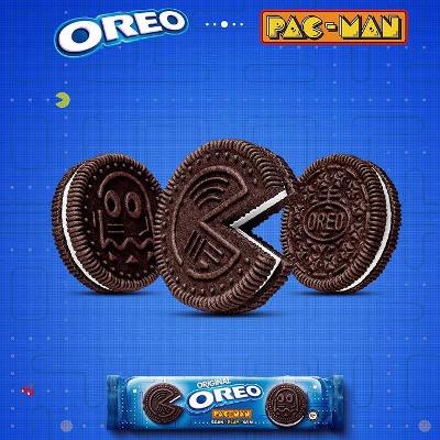 Chase playfulness with Oreo and Pac-Man