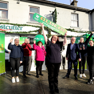 Celebration time in Foynes as local Limerick store sells Lotto jackpot ticket worth over €11.1 million