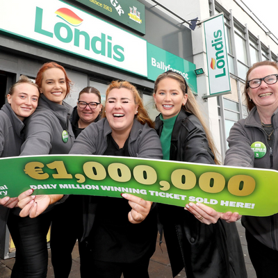 Local store in Ballyfermot confirmed as selling location for Daily Million ticket worth €1,000,000  
