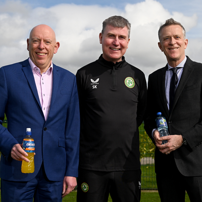 Energise Sport and Ballygowan sign four-year partnership deal as official hydration partner with FAI