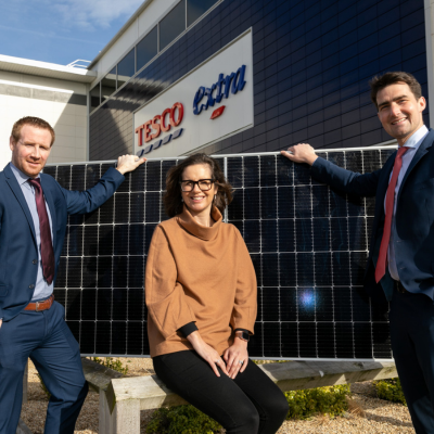 Tesco goes Solar in Liffey Valley and Naas 