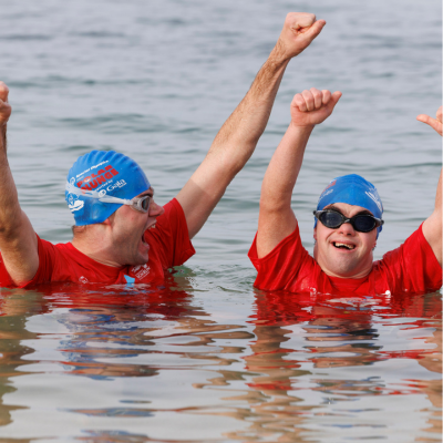 Brave brothers make a splash for Special Olympics