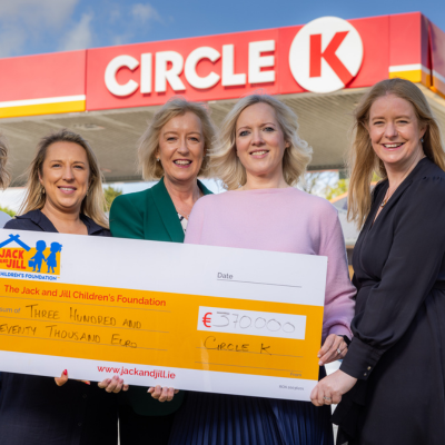 Circle K Extends Partnership with the Jack and Jill Children’s Foundation for Another Year with Ambition to Raise €500,000 For Jack and Jill Families 