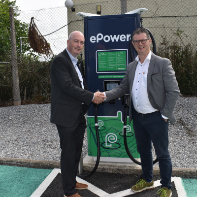 Corrib Oil partners with ePower to bring EV charging to new Cork site