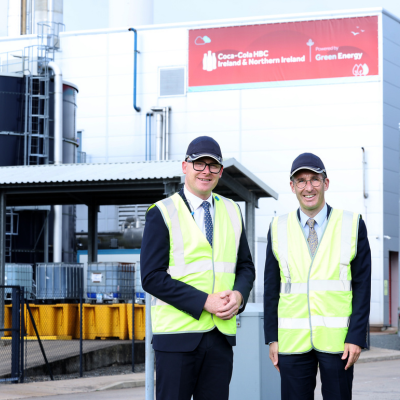 Coca-Cola HBC switches to renewable gas source to reduce emissions and boost biogas production in NI