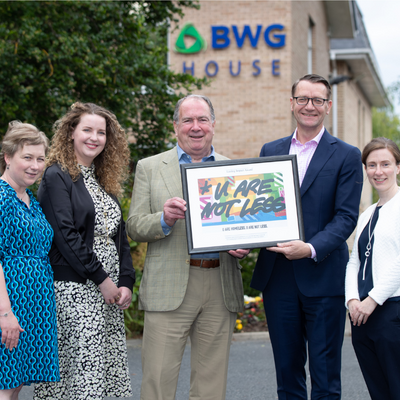 BWG Foods awarded Simon Community’s ‘Lasting Impact Award’