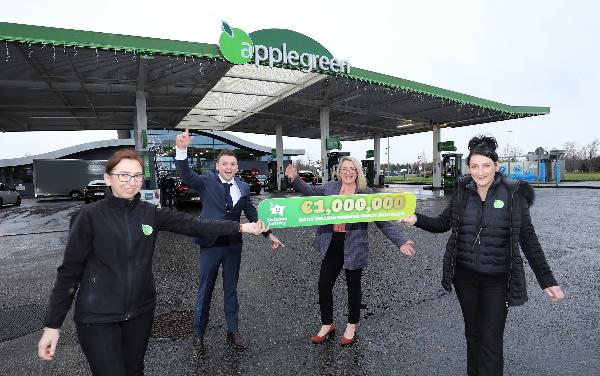 Applegreen customer becomes first National Lottery millionaire of 2022