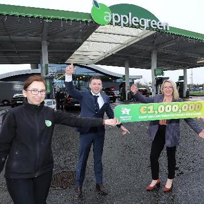 Applegreen customer becomes first National Lottery millionaire of 2022