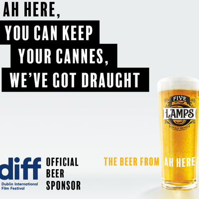 5 Lamps Announced as the Official Beer Sponsor of The Dublin  International Film Festival