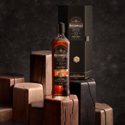 Bushmills Irish whiskey announces 33 year old port cask travel retail exclusive